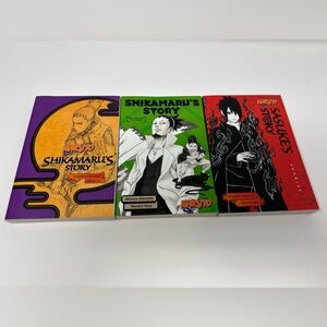 Naruto Light Novel Bundle (3 Books) | Sasuke & Shikamaru Stories | VIZ